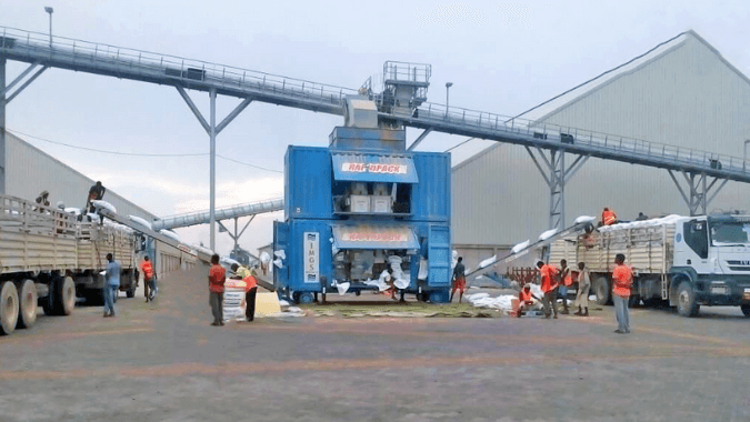 IMGS Group Conveyor 50kg Wheat Bagging
