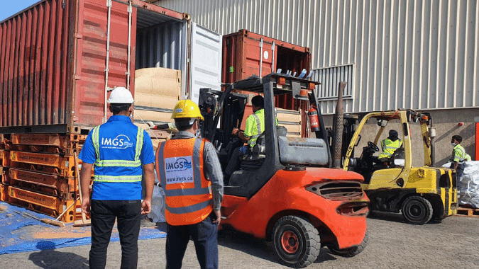 IMGS Group HSE Quayside Destuffing Lentils