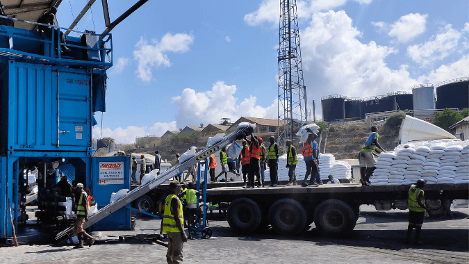IMGS Group Inland Warehouse 50kg Fertilizer Bagging