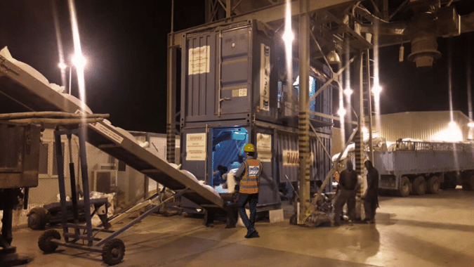 IMGS Silo Bagging Night Operations