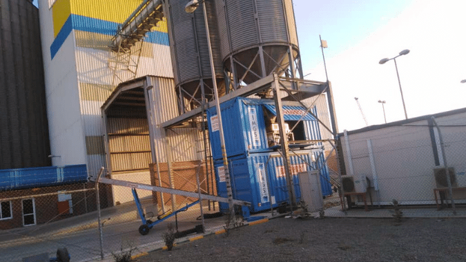 IMGS Silo Bagging Setup